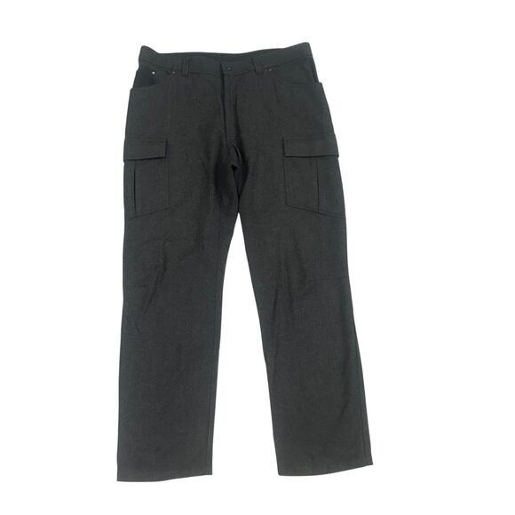 Ibex Pants Mens 39 x 33.5 Gray Merino Wool Cargo Outdoor Hiking Solid Classic - Picture 1 of 11